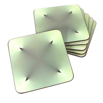 Joseph Joseph Cross 3D Glassunderlag / Bordbrikker - Sett med 6 stk (1 sett)