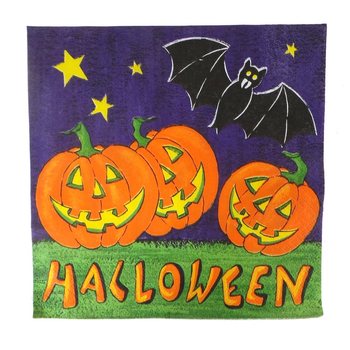 20-pakning Servietter - Modell: Halloween (6 sett)