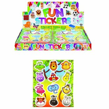 FUN STICKERS – MODELL: JUNGELDYR (120 stk.)