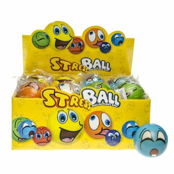 SMILEY STRESSBALLER I DISPLAY (24 stk.)