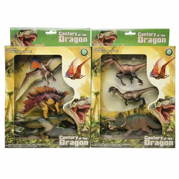 DINOSAUR LEKEFIGURER SETT MED 3 DELER - I STOR GAVEESKE (1 stk.)
