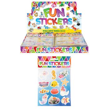 Morsomme Havfrue-Klistremerker | 120 stk. i Display