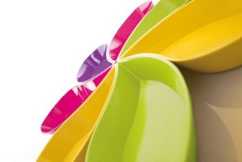 Zak! Designs Flora Blad Snackssett, 7 deler (1 sett)