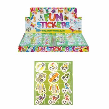 FUN STICKERS – MODELL: FOTBALL (120 stk.)
