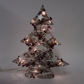 Stort Lysende Dekorasjonsjuletre 50 cm (1 stk.)