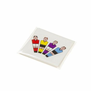 Fun Tattoos Fotball - Display med 48 Pakker (12 Tatoveringer per pakke)