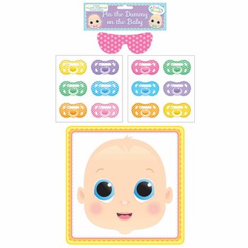BABY SHOWER SPILL - STICK THE DUMMY (12 stk)