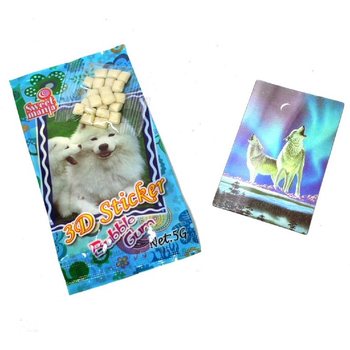 3D-KLISTREMERKE MED TYGGEGUMMI (36 stk.)