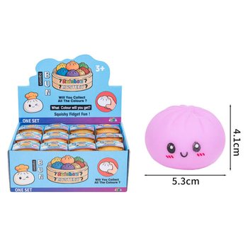 RAGE - Squishy Bun Dumplings LITEN (5.3x5.3x4.1 cm) - Viral 2026 Fidget Toy (24 stk.)