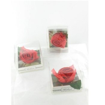 H&aring;ndkle Formet som en Rose (3 stk.)