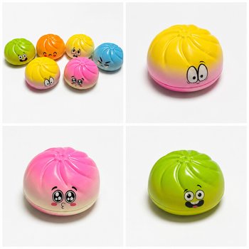 RAGE - Squishy Dumplings STOR (9 x 9 x 4 cm) - Viral 2026 Fidget Toy - MED HEADERKORT (24 stk)