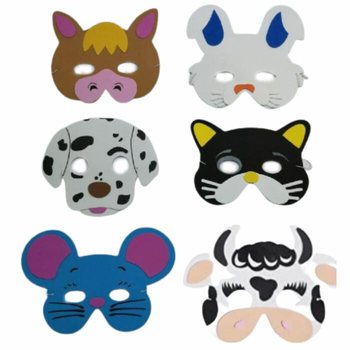 Skummasker Bondegårdsdyr (24 Stykk)