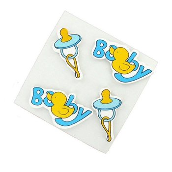 DEKORASJONSKLISTREMERKER - BABYBLÅ (20 stk.)