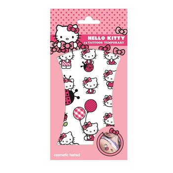 HELLO KITTY Midlertidige Tatoveringer - 20 x 10 cm (10 stk.)