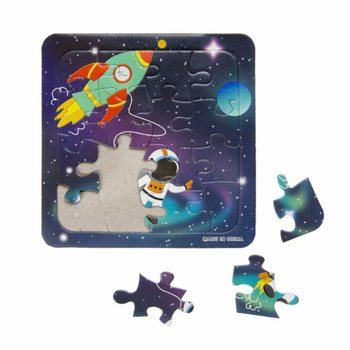 Mix Verdensrom-puslespill - 14x14 cm (50 stk)
