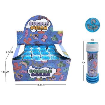 S&Aring;PEBOBLER SEA LIFE, 25ML I DISPLAY (24 stk.)