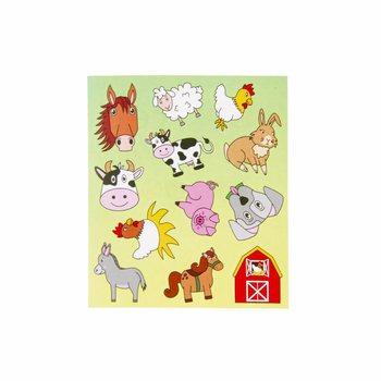 FUN STICKERS &ndash; MODELL: BONDEG&Aring;RDSDYR (120 stk.)