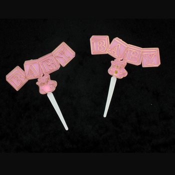 Muffinspinnar F&oslash;dsel - Babyrosa (12 stk.)