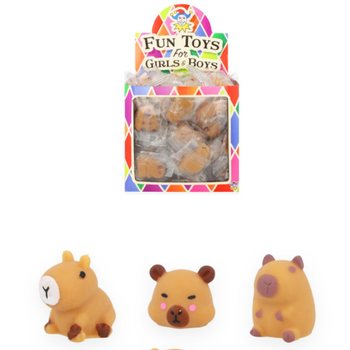 Fiskedam Capybara Squishy Display (96 stk.)