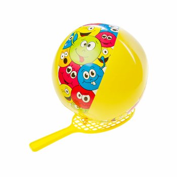 Paddle Racket med Ball - Smiley (12 stk.)