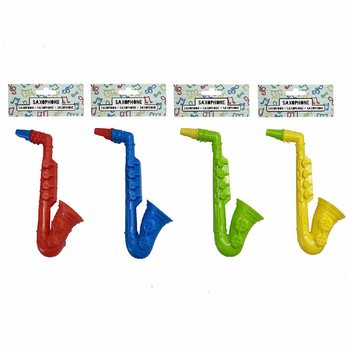 SAKSOFON - 16 CM H&Oslash;Y - MIX FARGER (12 stk.)