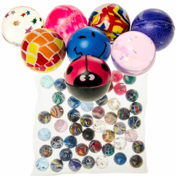 MIX SPRETTEBALLER Ø 3,2 cm (50 stk)