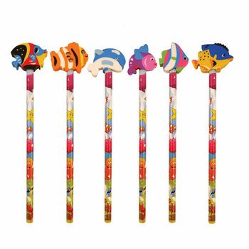 SEA LIFE / Fisk Blyant med Viskel&aelig;r