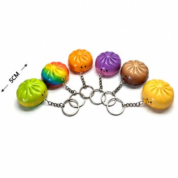 RAGE - SQUISHY DUMPLING N&Oslash;KKELRINGER - MIX FARGER - I DISPLAY (24 stk.)