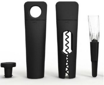 MENU BLADE - VINSETT KORKETREKKER TWIST + VAKUUMPUMPE + DEKANTER (1 stk.)