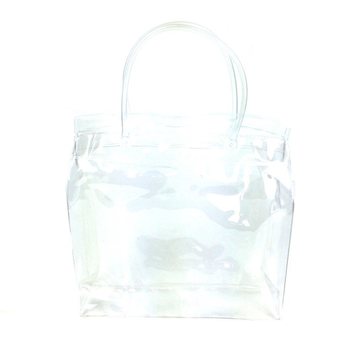 Luksus Transparent Klossbunnpose med Solid H&aring;ndtak 18,5x18cm (25 stk)