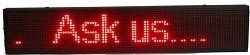 LED-Skilt med Rullende Tekst for Bil 12V - Lysavis