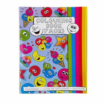 A4 Smiley Malebok med Klistremerker (12 Stk)