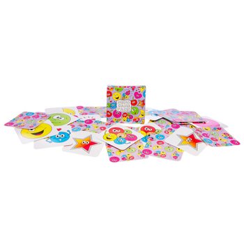 SM&Aring; MEMORY-SPILL - MODELL: SMILEY I DISPLAY (60 stk.)