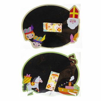 Sinterklaas krittavle inkl. eske med kritt (24 stk.)