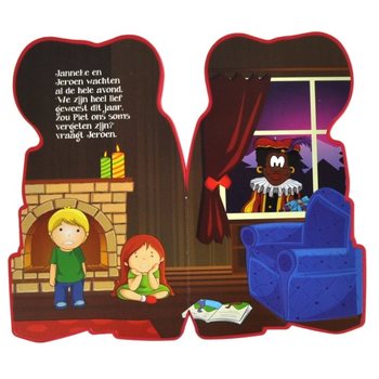 Stor Skumbok 'Piet' Sinterklaas-hjelper 30 cm (11 stk.)