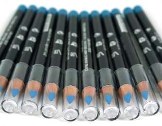 Eyeliner & Lipliner Lyseblå (12 stk.)