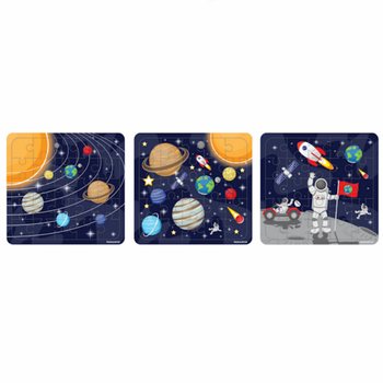 Verdensrommet Puslespill Display - 108 Stk (13x12cm)