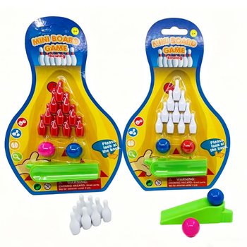 BOWLING SET OP KAART (12st.)