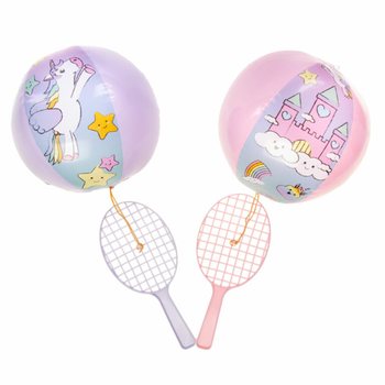 Paddle-racket med Ball - Enhjørning (12 stk.)
