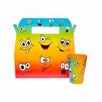 Barnemeny Boks Smiley - 22,5 x 12 x 9,5 cm (24 stk.)