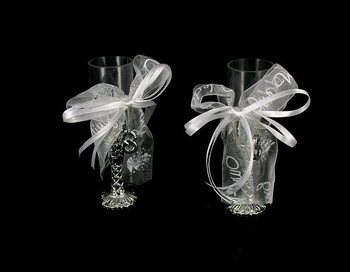 DEKORATIVE CHAMPAGNEGLASS (6 stk.)
