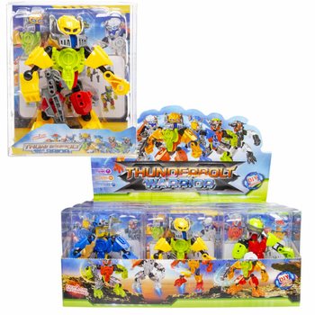 THUNDERBOLT ROBOT WARRIOR ACTIONFIGUR I DISPLAY (12 stk)