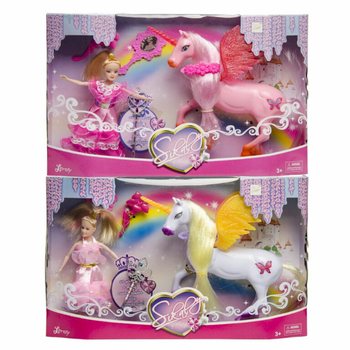 ENHJ&Oslash;RNING / UNICORN OG PRINSESSE LEKSETT - I LUKSUS GAVEESKE (1 stk.)