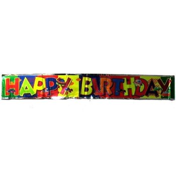 HAPPY BIRTHDAY - BANNER (15 stk.)