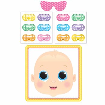 BABY SHOWER SPILL - STICK THE DUMMY (12 stk)
