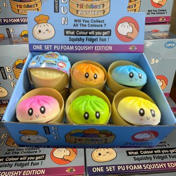 RAGE - Squishy Bun Dumplings STORE - ONE SET PU FOAM SQUISHY EDITION (12 stk.)