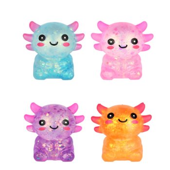 Squeeze Axolotl - med Gel Sugar-Fyll - i Display (12 stk.)