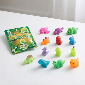 BLINDBAG / SURPRISE BAG - SQUISHY DINOSAURER (24 stk.)