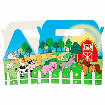 MENYBOKS BONDEG&Aring;RD - 22.5 x 12 x 9.5 Cm. (24 stk.)