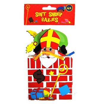 Sett med 4 Sinterklaas Godterisk&aring;ler (12 sett)